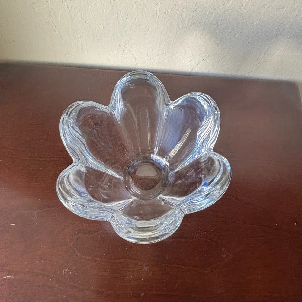 Vintage MIKASA RAMONA Flower Cut Crystal Decorative Flower Vase Arches Heavy 6